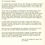 The members of the BSO were avid recruiters and often called, sent letters, and hosted perspective African American students. This letter was sent to potential students and members by the BSO. Gustavus Adolphus College Archives
