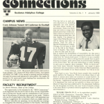 The Black Student Organization’s monthly newspaper. Gustavus Adolphus College Archives