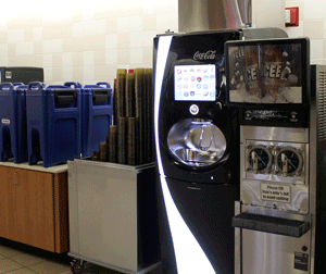 The new Coca-Cola Freestyle Machines were installed in late August. Vinny Bartella