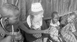 Spending time with her host family and other community members was one of the highlights of  Patterson’s time in Tanzania. Mary Patterson