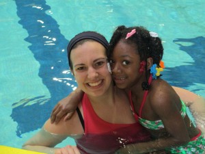 Big Partners and Little Partners participate in many monthly group events including the February Pool Party. Submitted