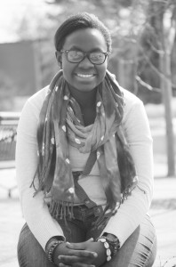 As a Sociology/Anthropology major, Adwoa wants to do some non-profit work and help people after graduating. Allison Hosman