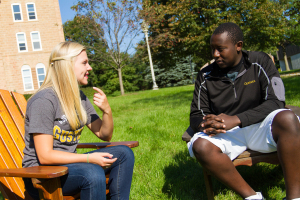 Pengelly and Boese promote open discussion in their Gustavus talk show.