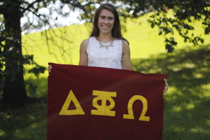 Megan is the President of the Delta Phi Omega sorority and the Sexual Assault Intern for the Dean of Students Office.