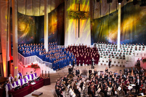 Gustavus Choirs, Orchestras and more perform during Christmas in Christ Chapel.