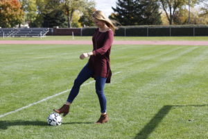 Ellyn strives to improve herself as an exceptional soccer player while balancing her other extracurricular activities on the side.