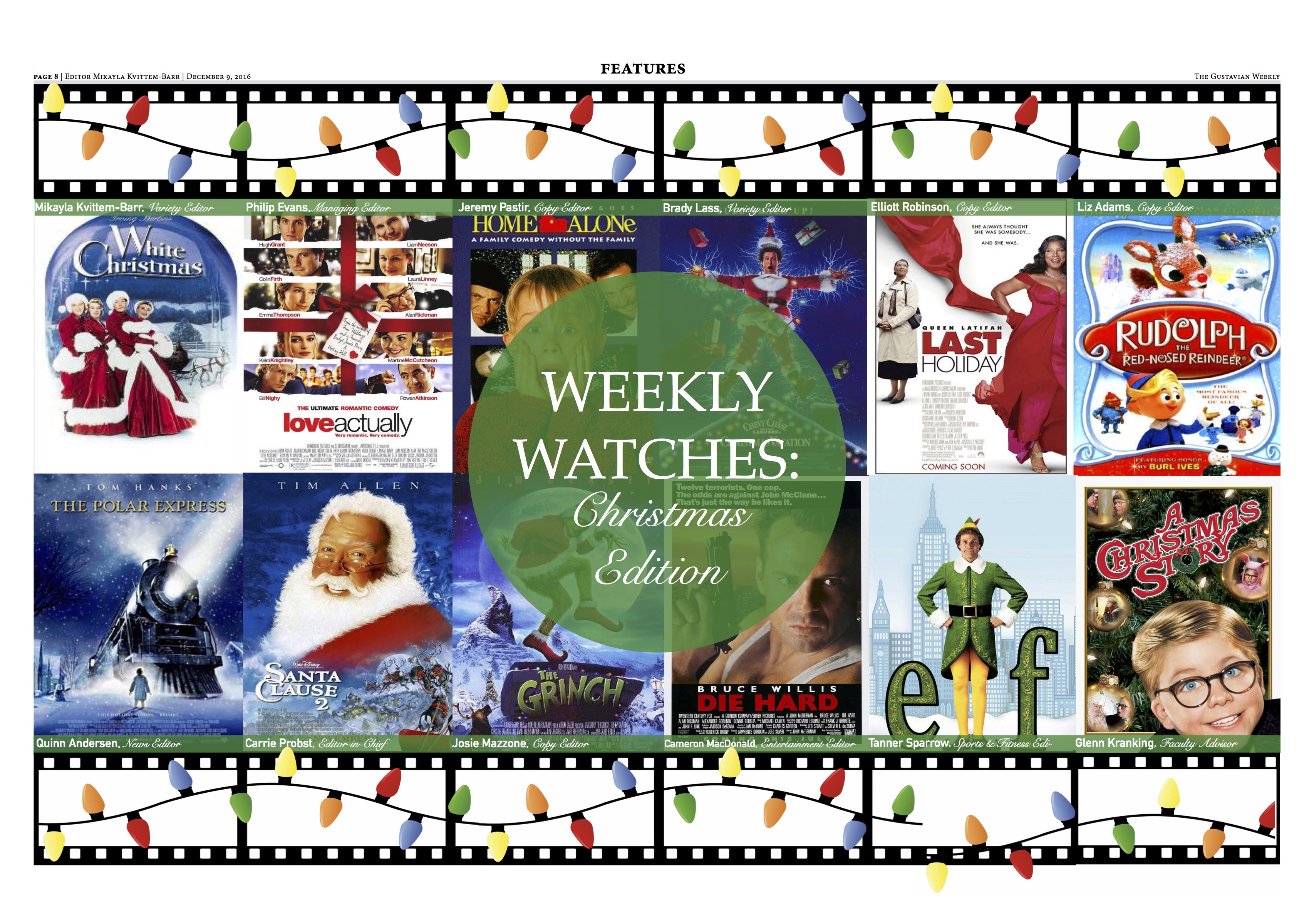 Weekly Watches Christmas Edition The Gustavian Weekly