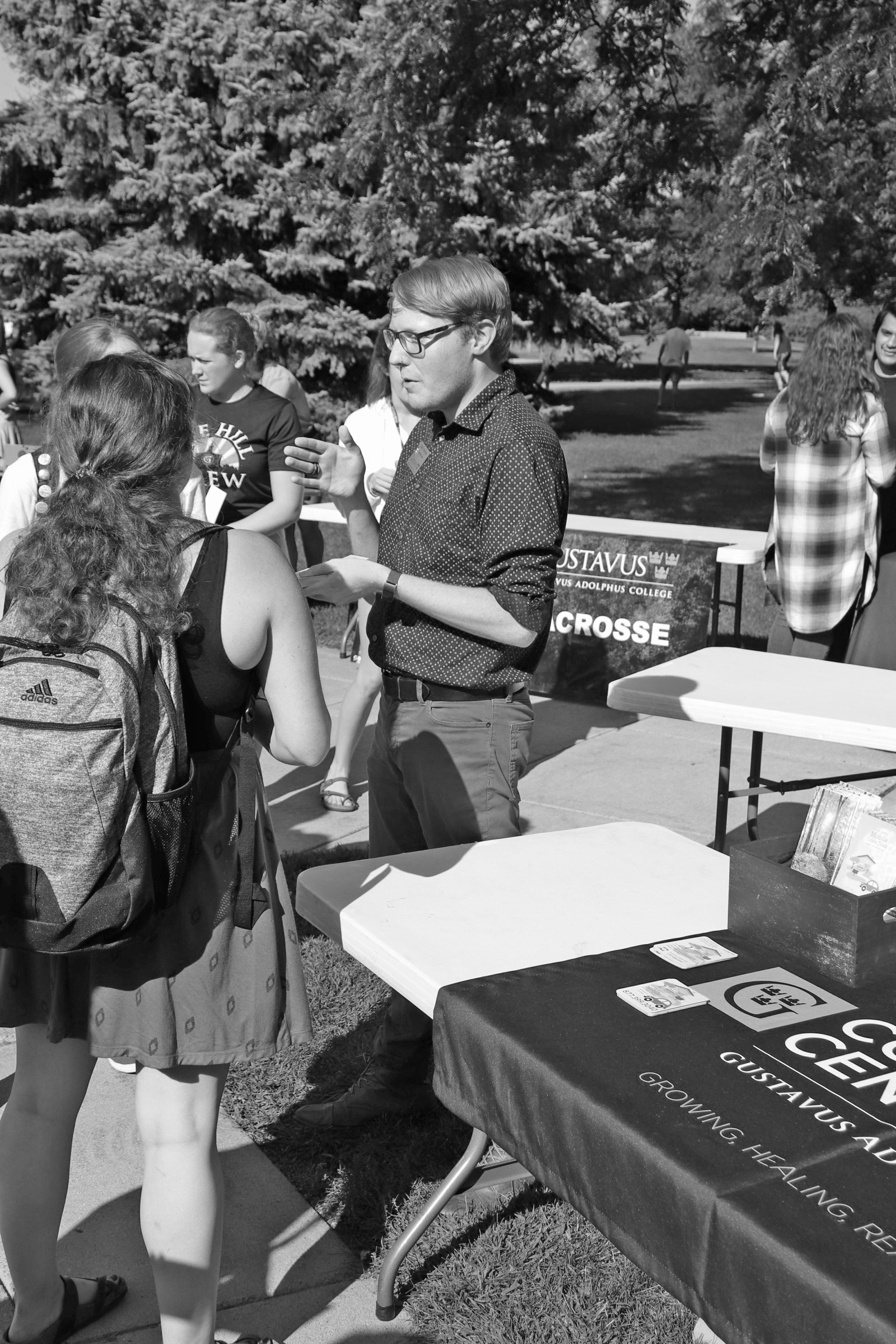 The Counselling Center joined the involvement fair this Tuesday.