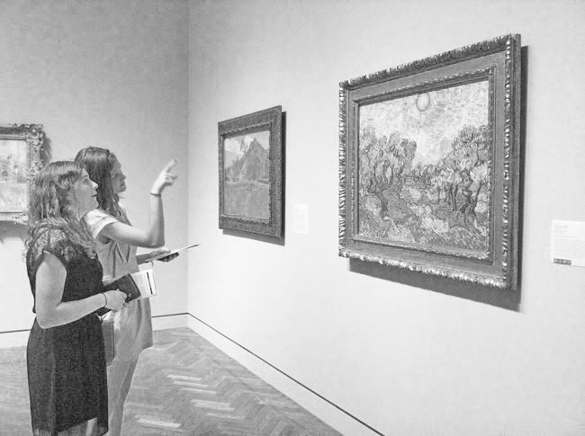 Three Crowns students on a visit to the Minneapolis Institute of Art